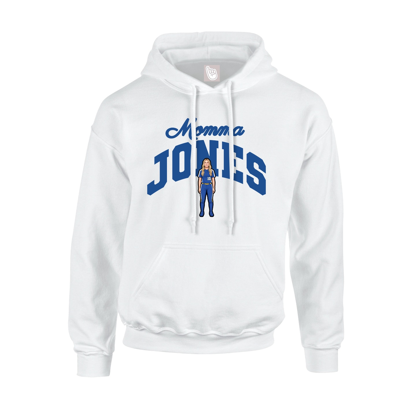 Hoodie — Mothers Day Arch in White