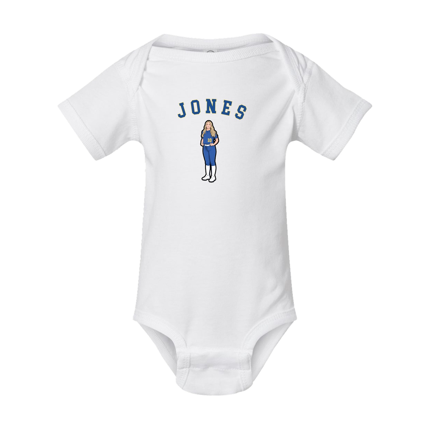 Baby Onesie — Shirsey Arch in White