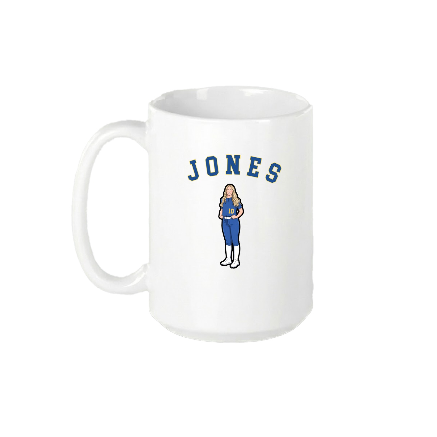 15oz Coffee Mug — Shirsey Arch in White
