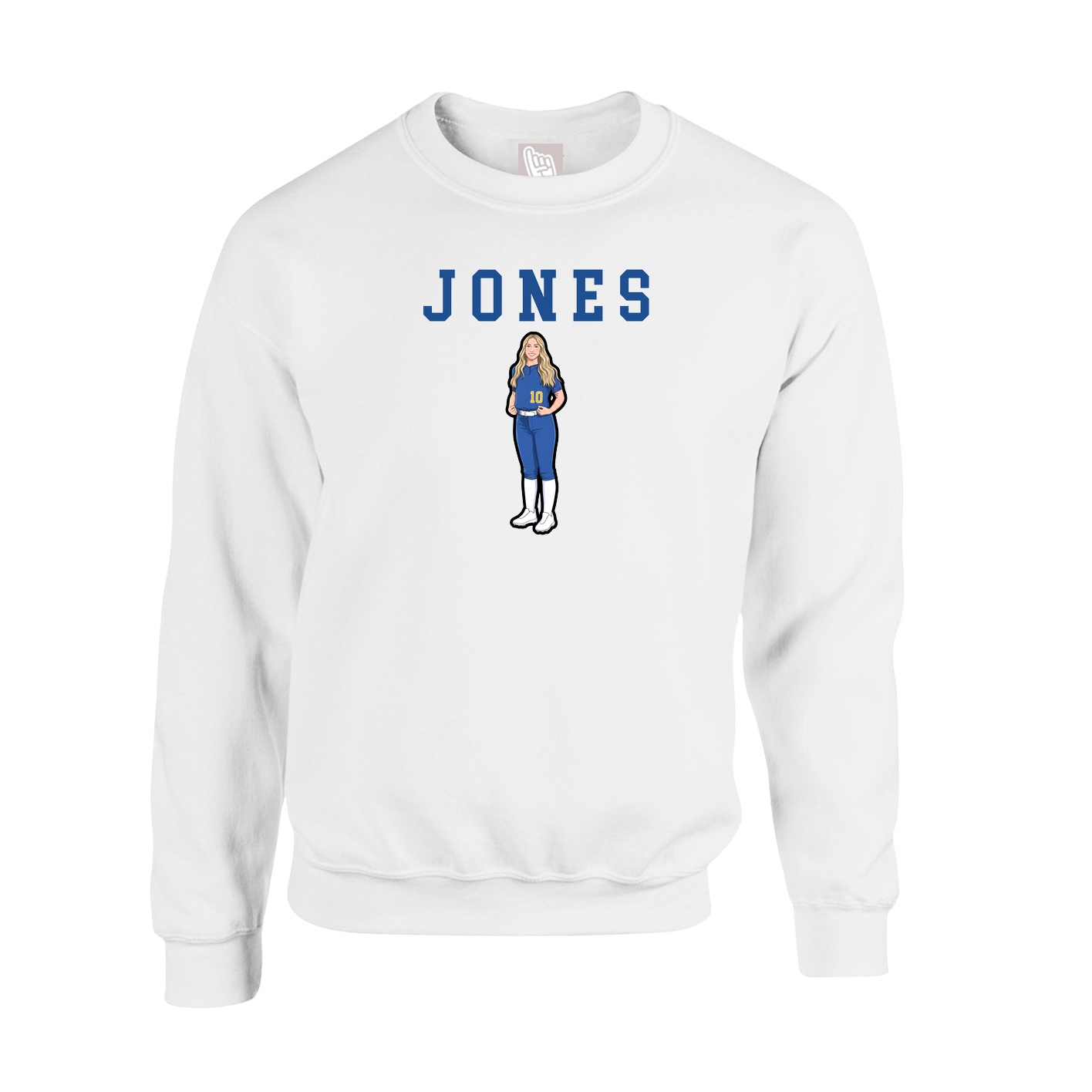 Fleece Crew — Shirsey in White