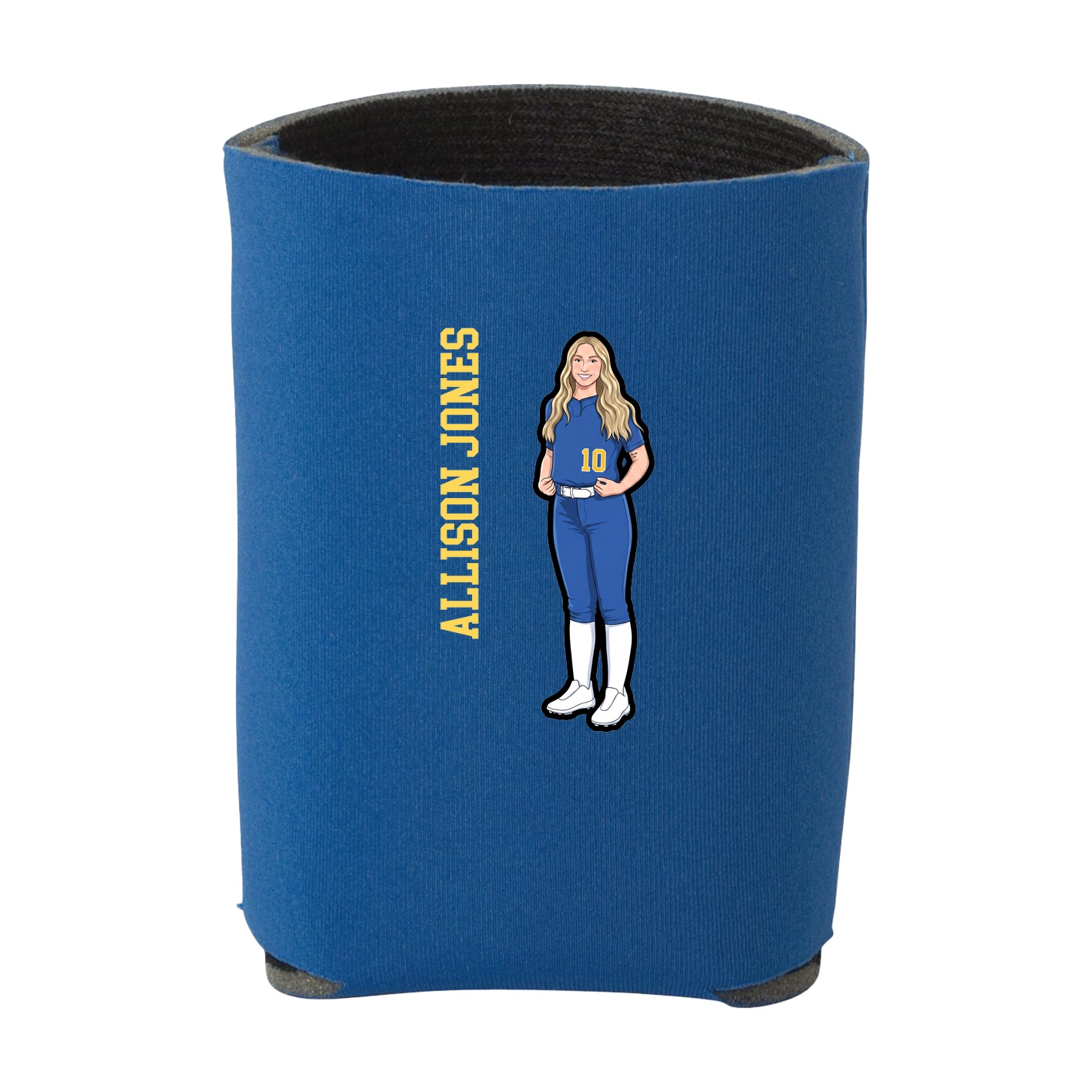 Can Holder — Name Vertical in Royal