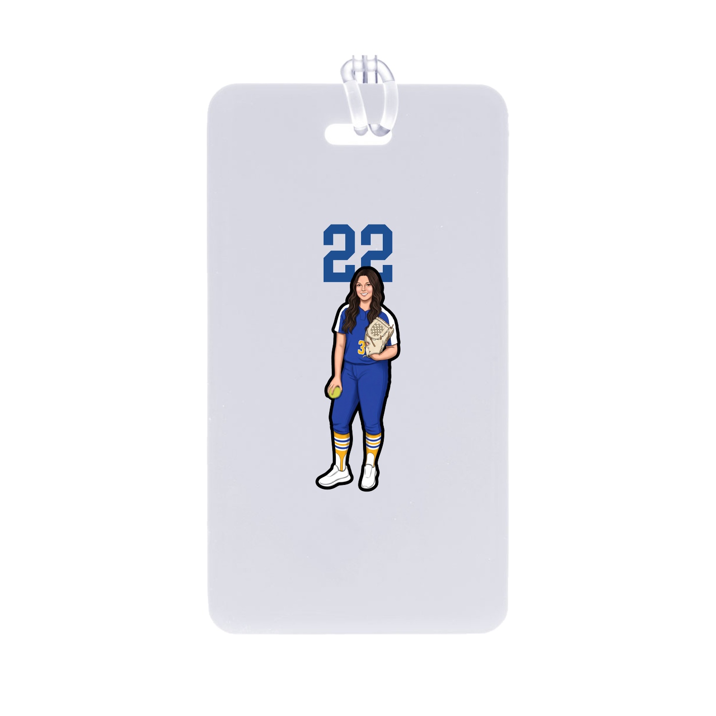 Bag Tag — Number Top in Classic