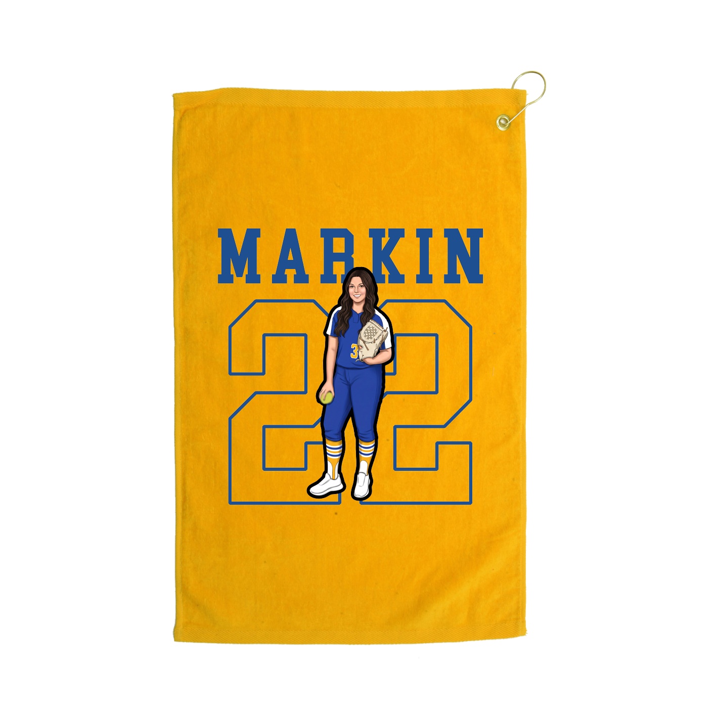 Golf Towel — Shirsey in Gold