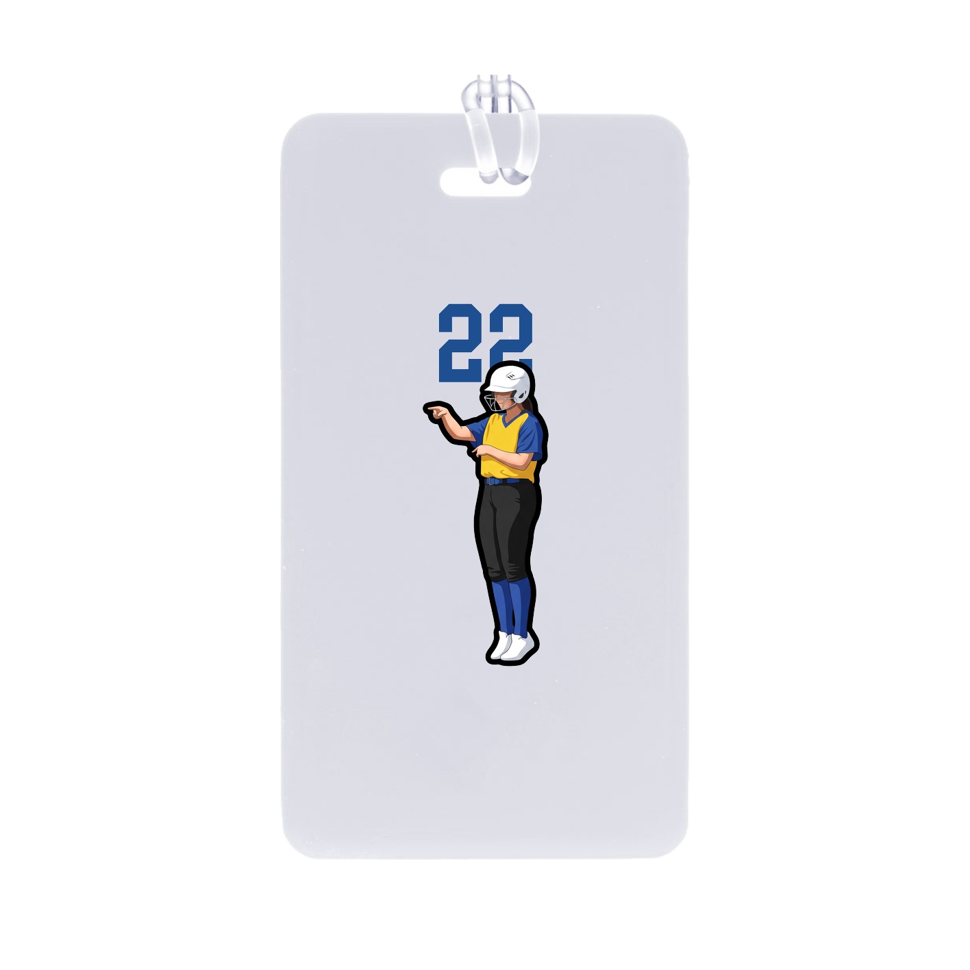 Bag Tag — Number Top in Classic