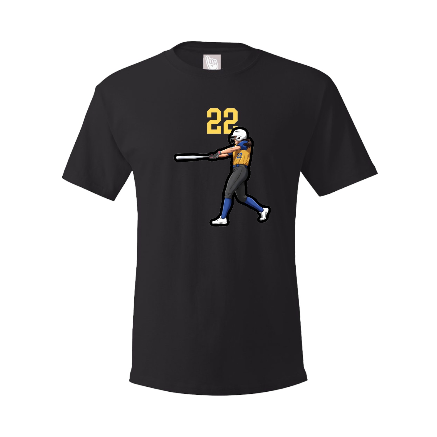 Tee — Number Top in Black