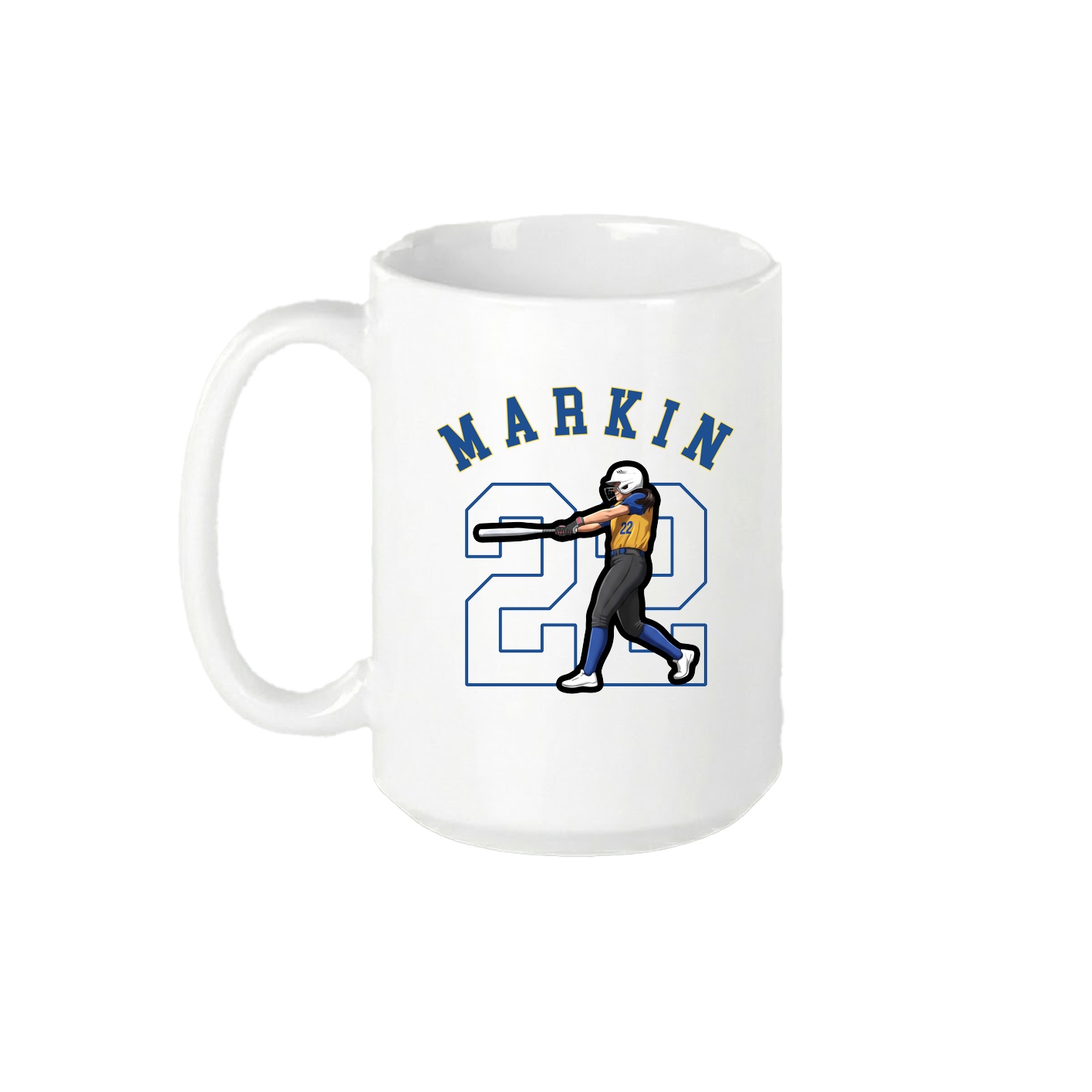 15oz Coffee Mug — Shirsey Arch in White