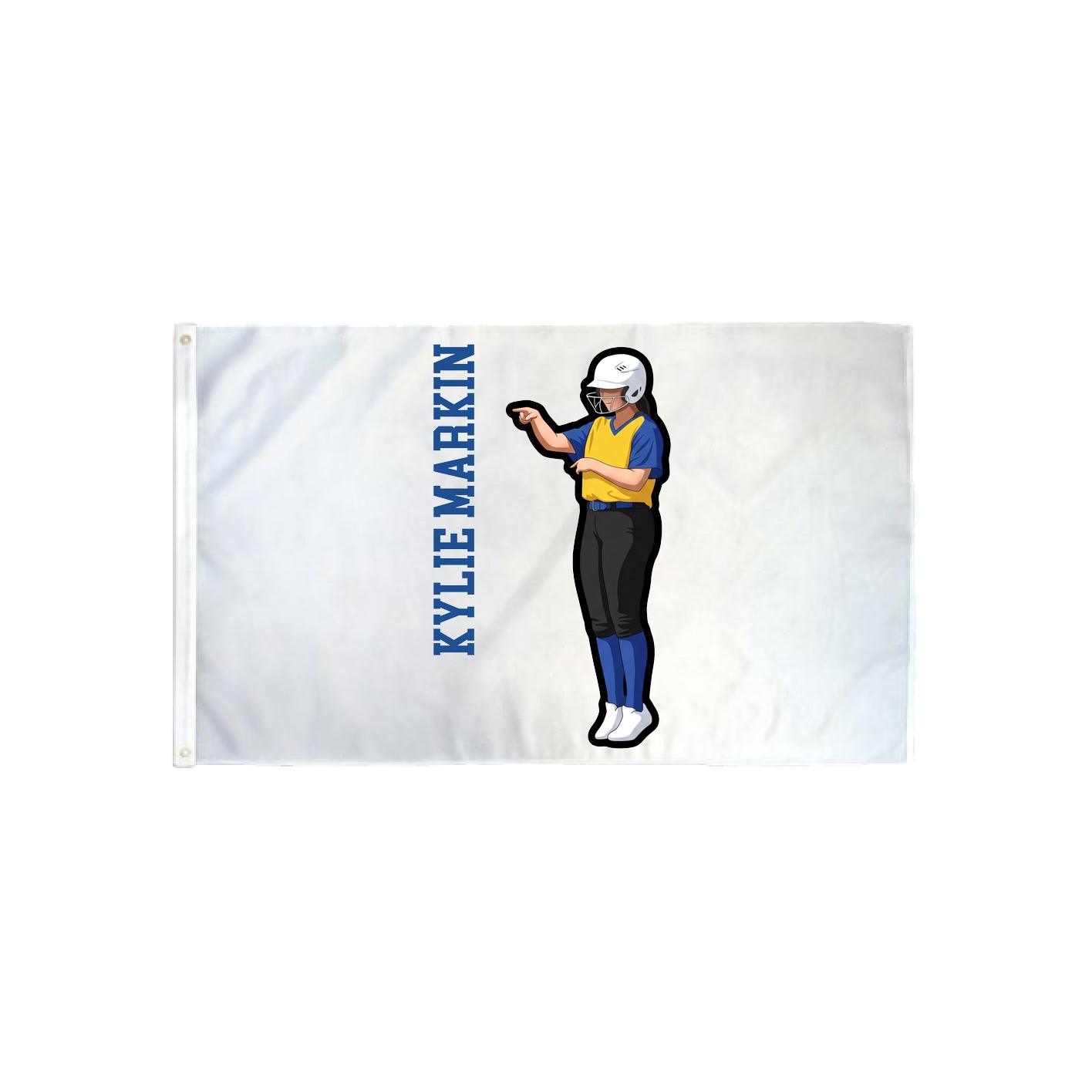 3x5 Flag — Name Vertical in Classic
