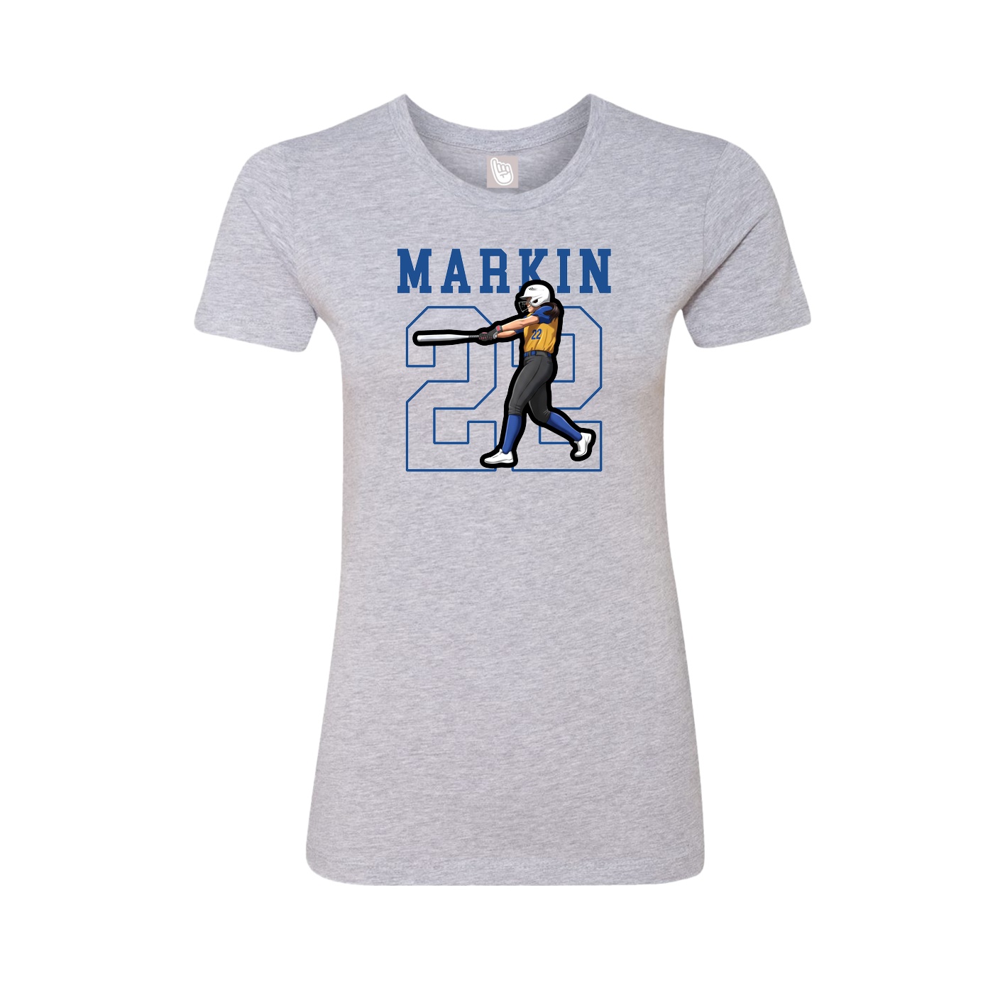 Fitted Women's Tee — Shirsey in Grey