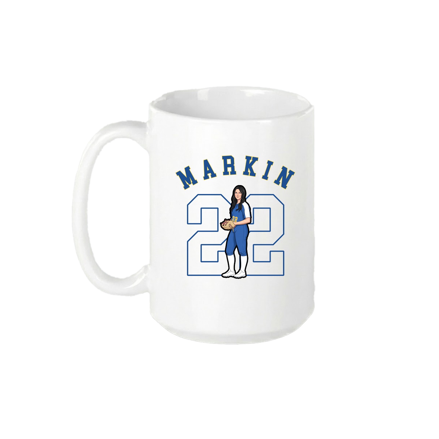 15oz Coffee Mug — Shirsey Arch in White