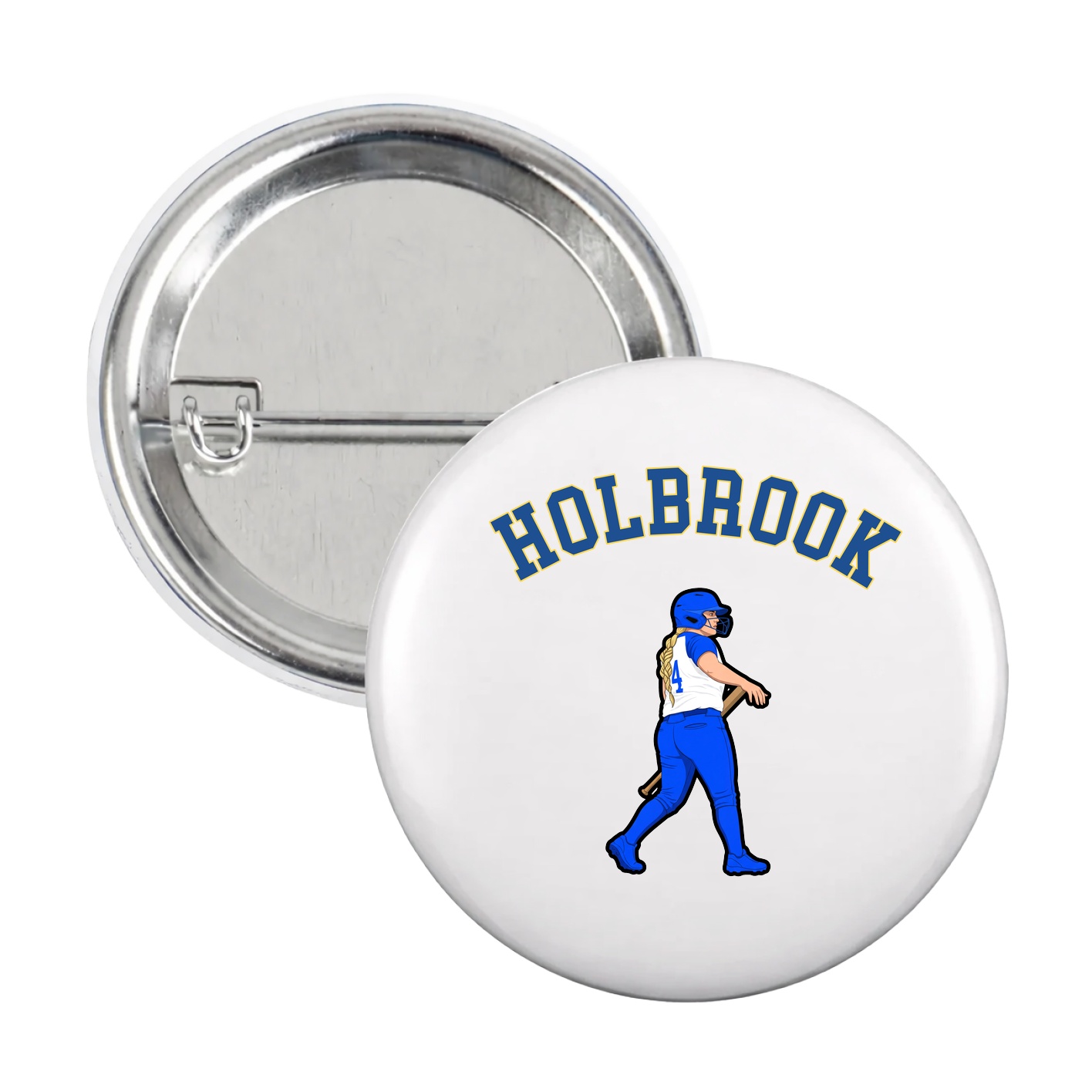 Game Day Button — Shirsey Arch in White
