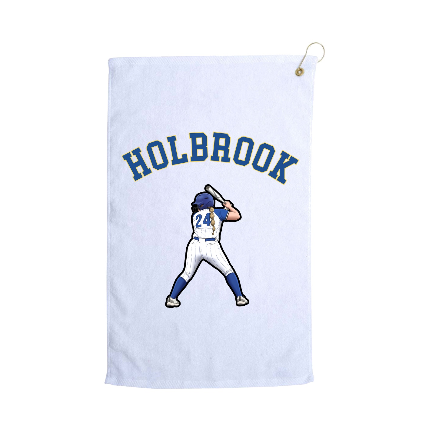 Golf Towel — Shirsey Arch in White