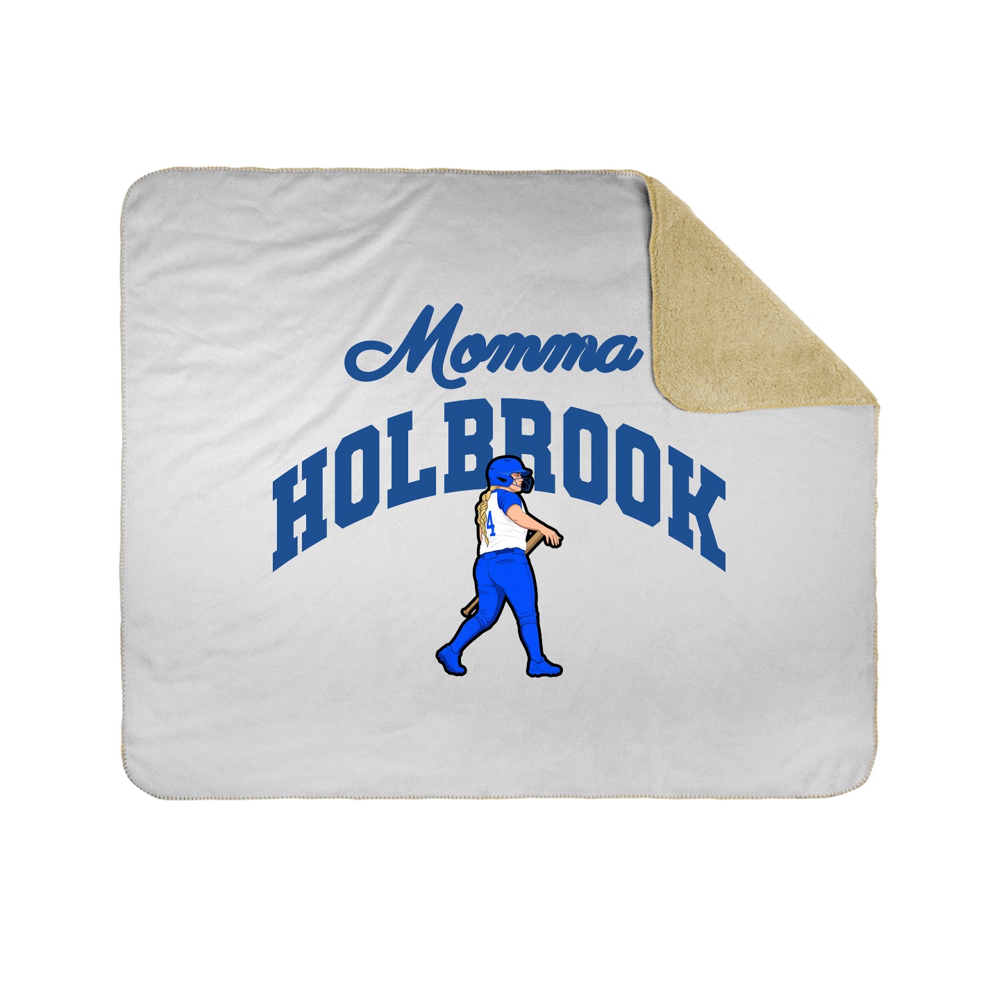 Throw Blanket — Mothers Day Arch in White