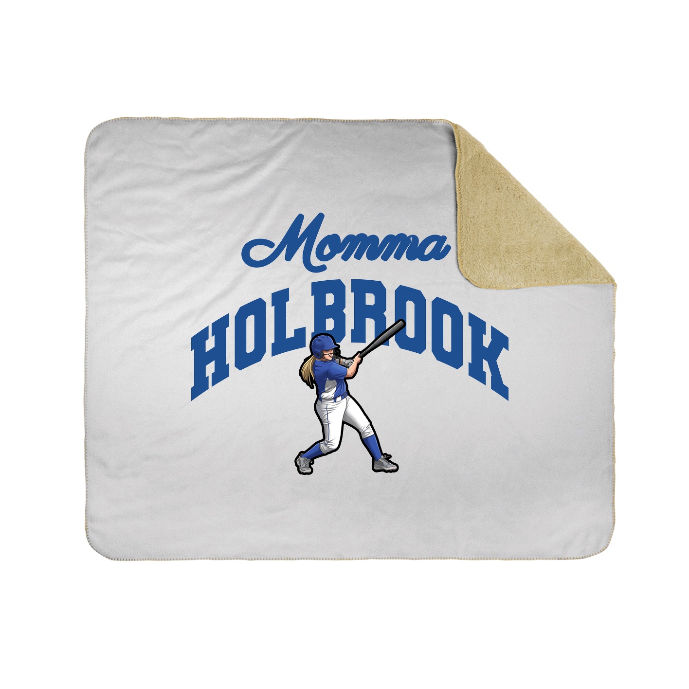 Throw Blanket — Mothers Day Arch in White