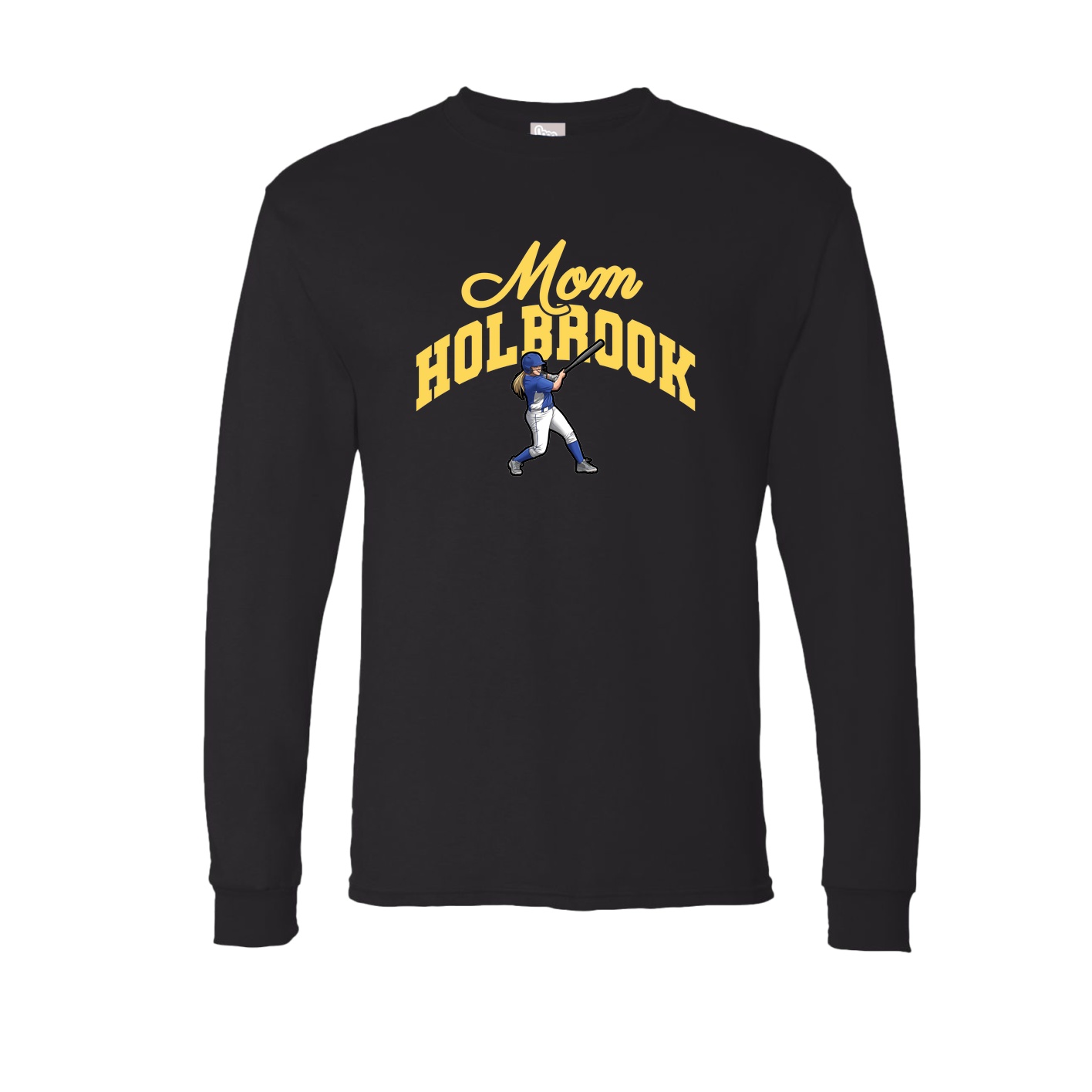 Long Sleeve Tee — Mothers Day Arch in Black