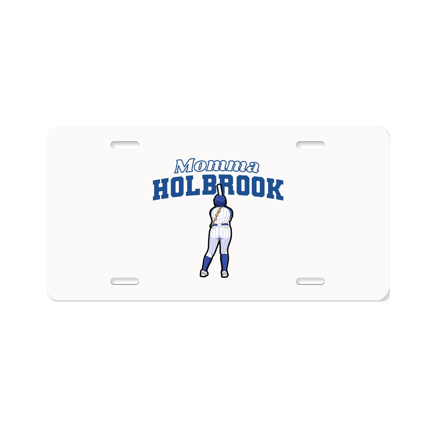 License Plate — Mothers Day Block in Classic