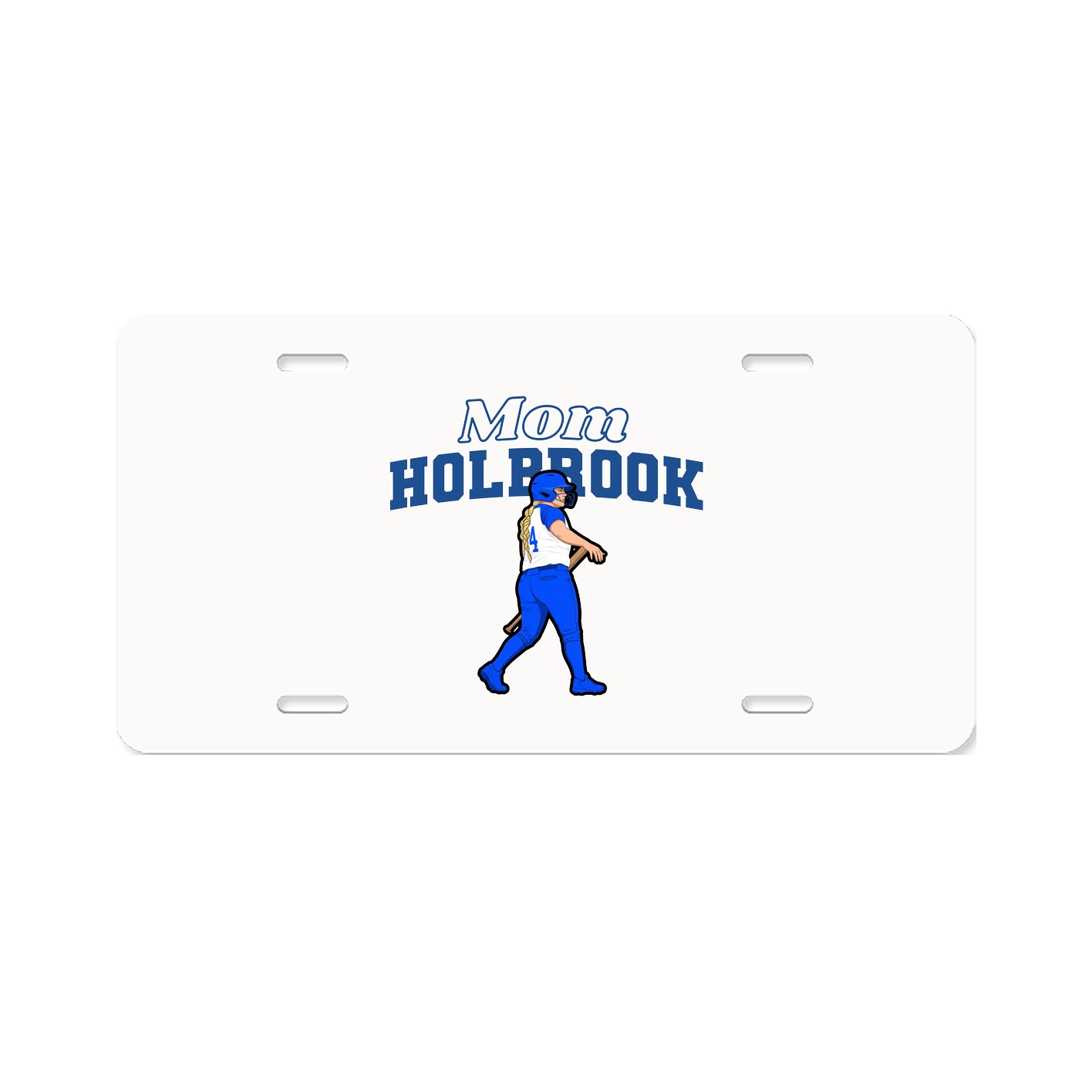 License Plate — Mothers Day Block in Classic