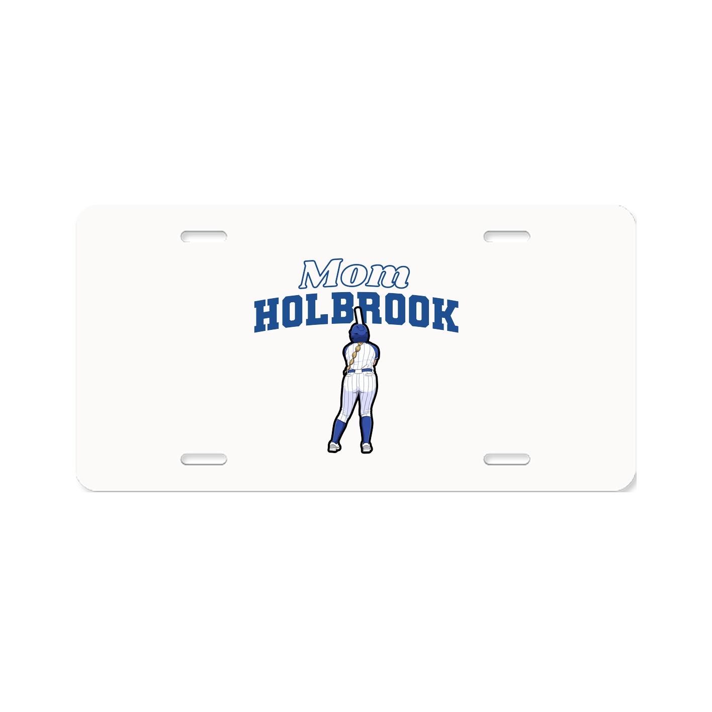 License Plate — Mothers Day Block in Classic