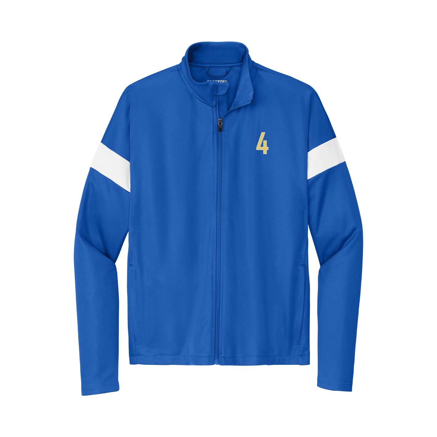 Team Travel Full-Zip Jacket — Front Shirsy in Royal/White