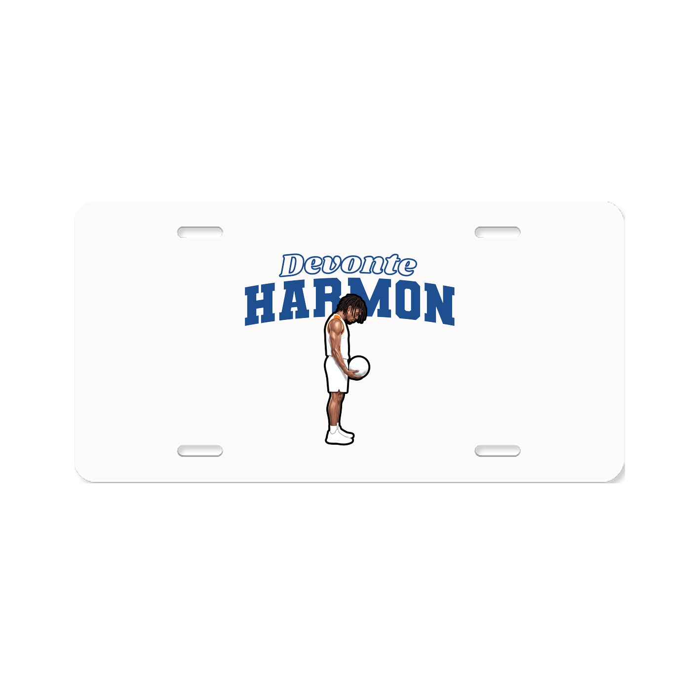 License Plate — Name Arch in Classic