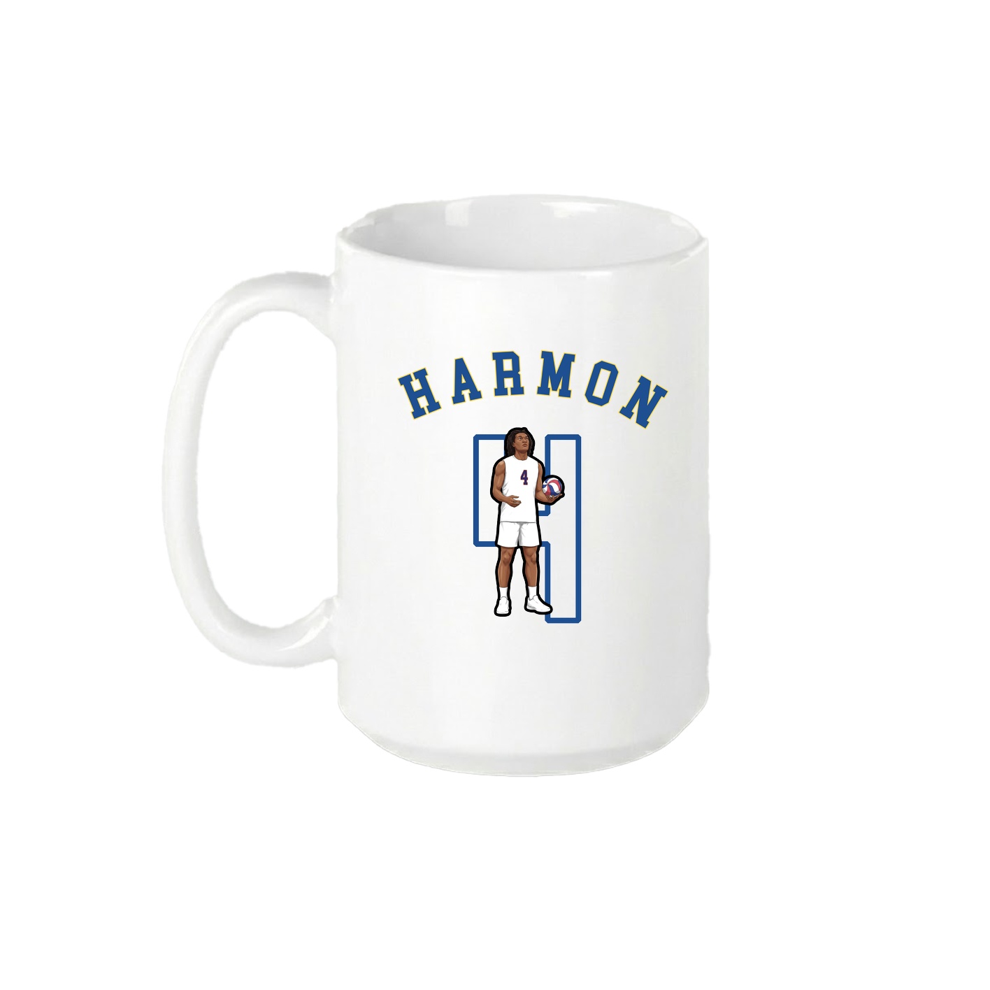15oz Coffee Mug — Shirsey Arch in White