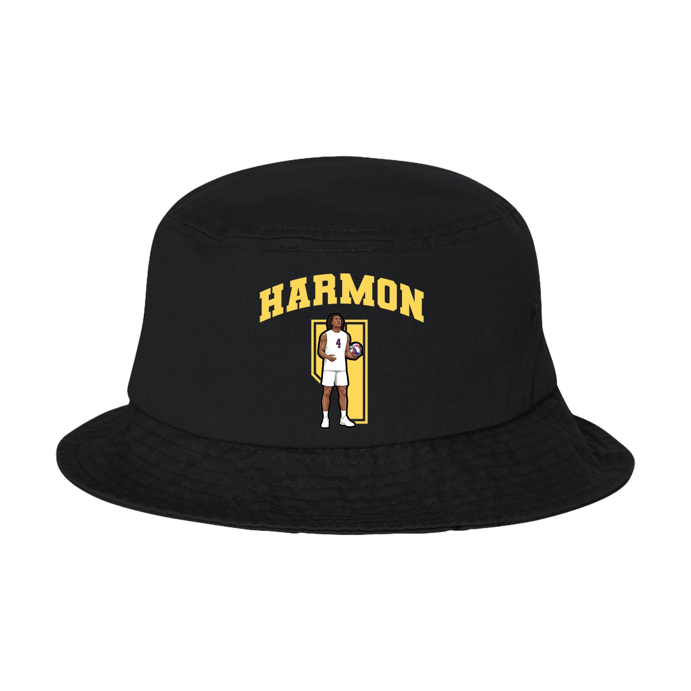 Bucket Cap — Number in Black
