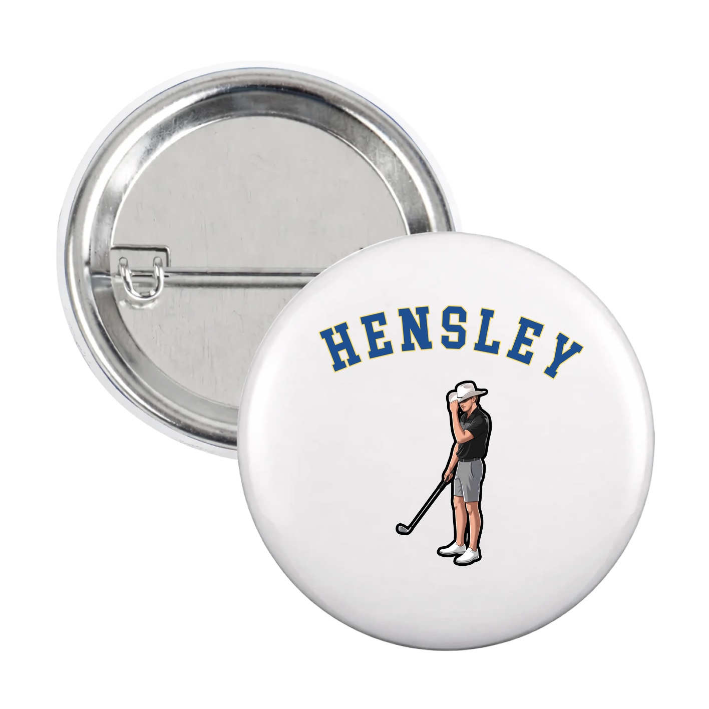 Game Day Button — Shirsey Arch in White