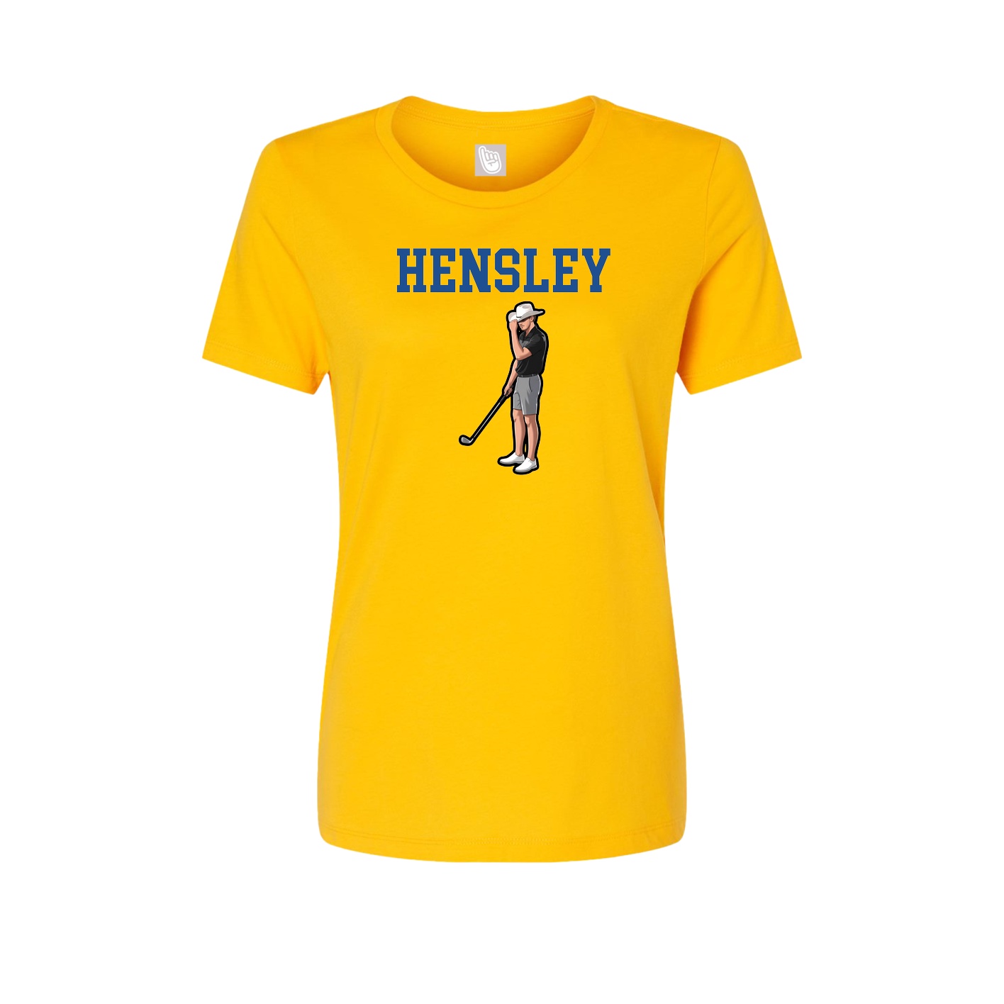 Fitted Women's Tee — Shirsey in Gold
