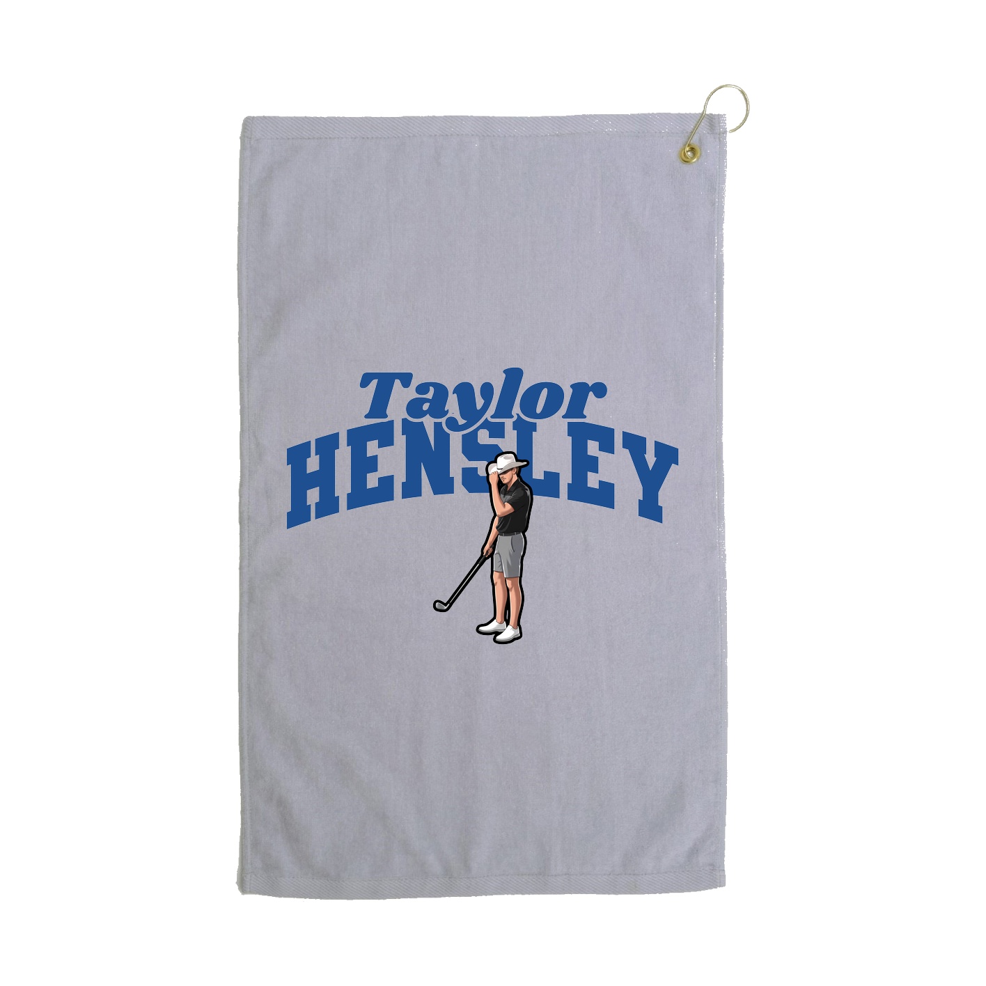Golf Towel — Signature Arch in Grey