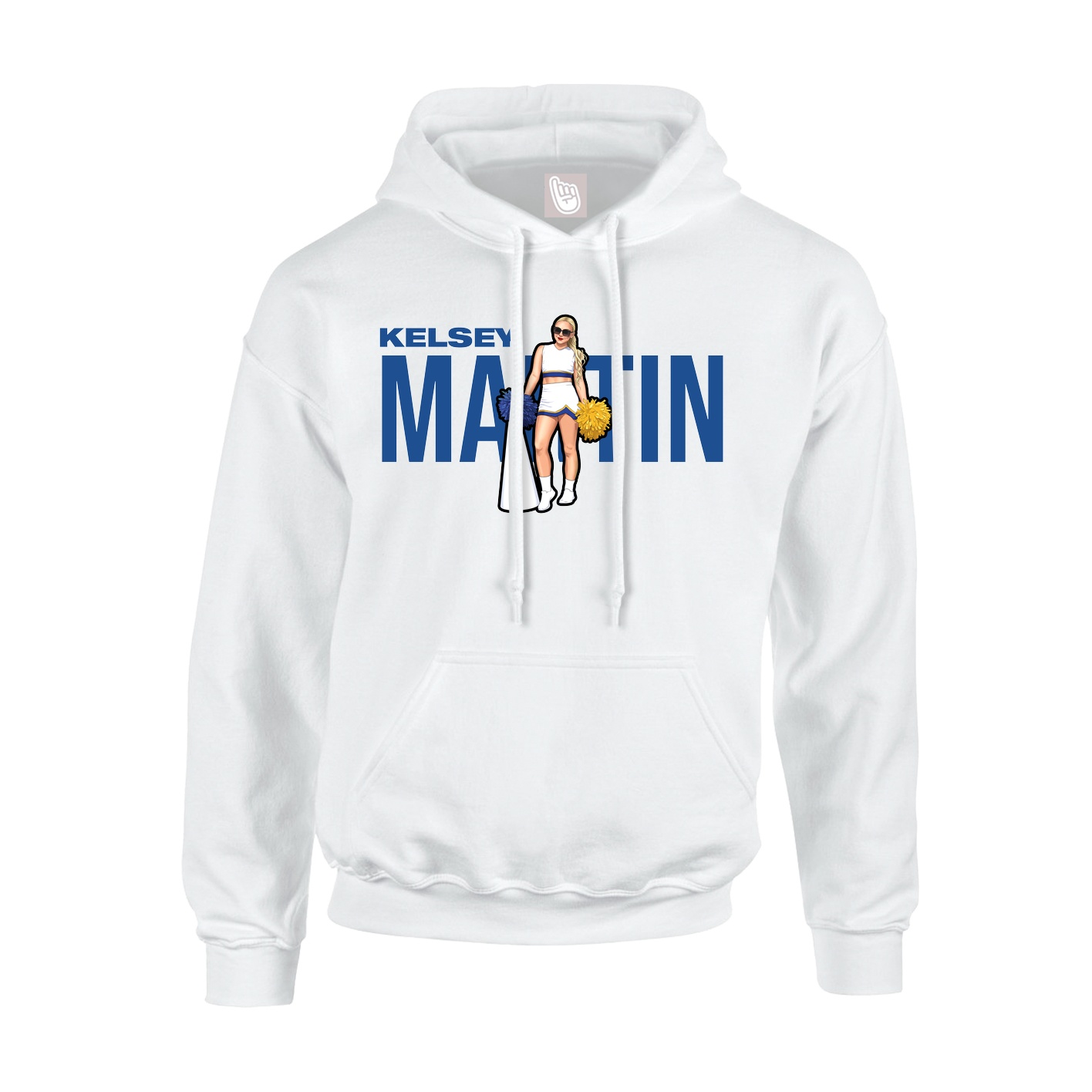 Hoodie — Player Name in White