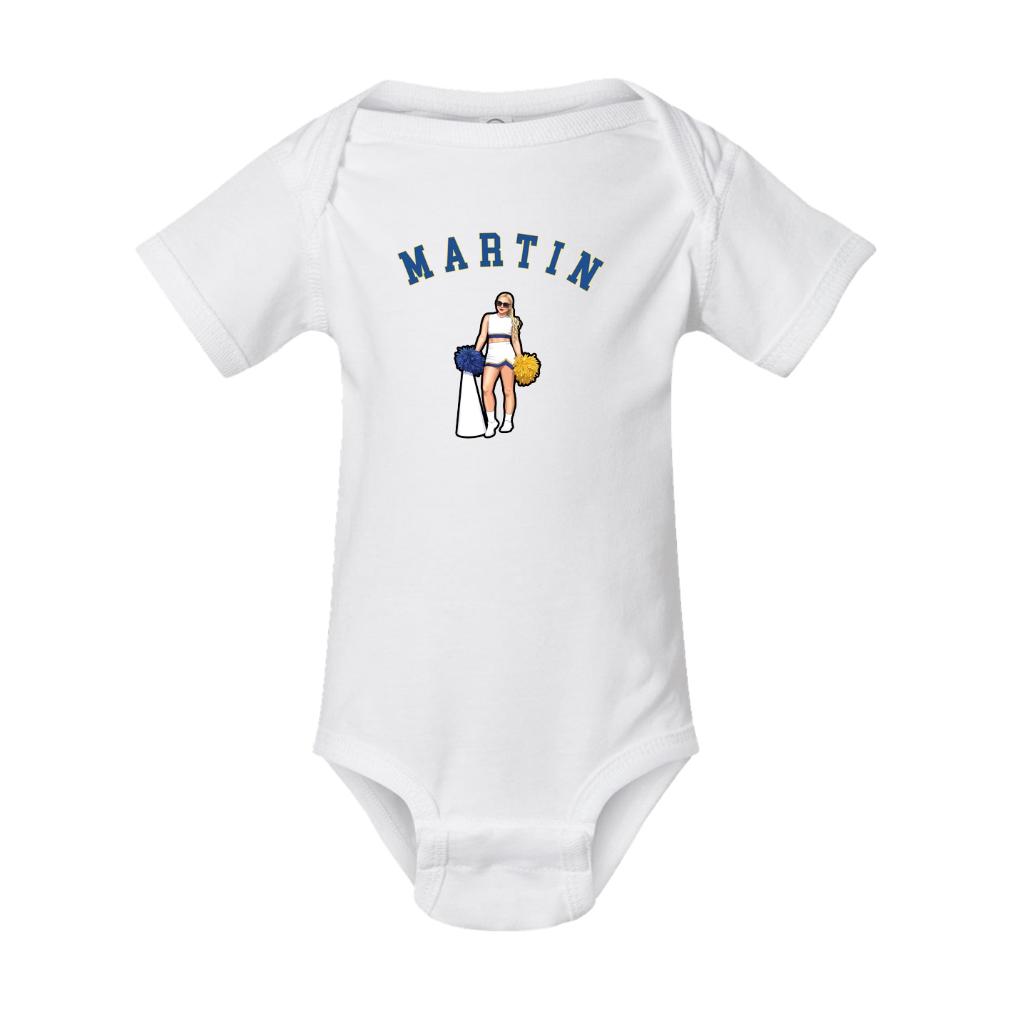 Baby Onesie — Shirsey Arch in White