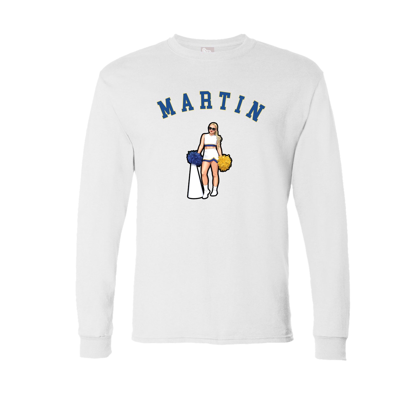 Long Sleeve Tee — Shirsey Arch in White