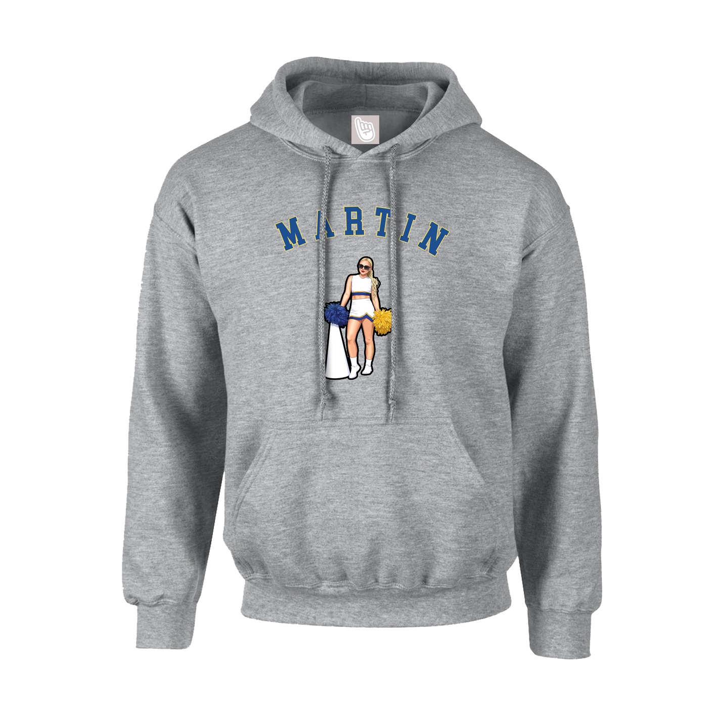 Youth Hoodie — Shirsey Arch in Grey