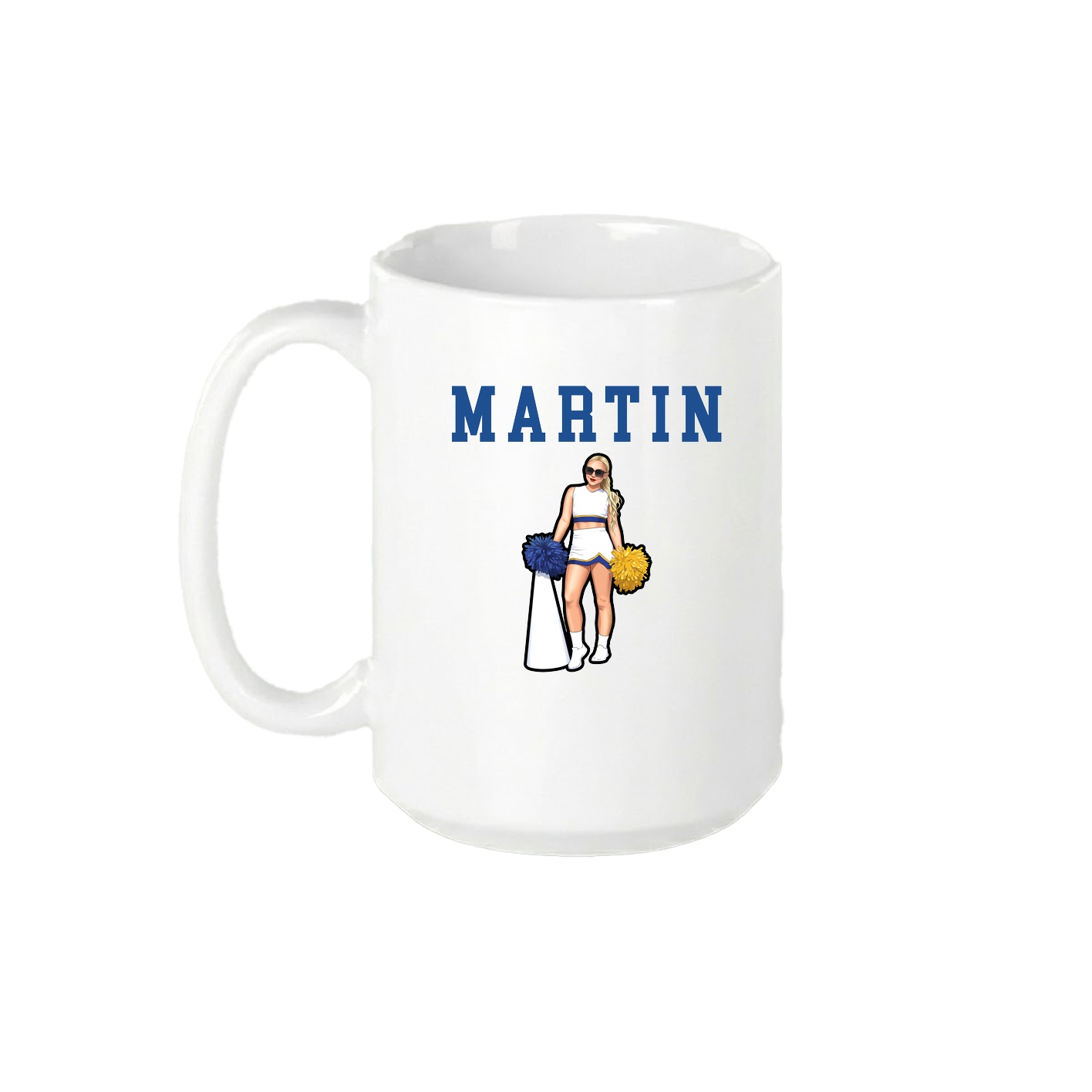 15oz Coffee Mug — Shirsey in White
