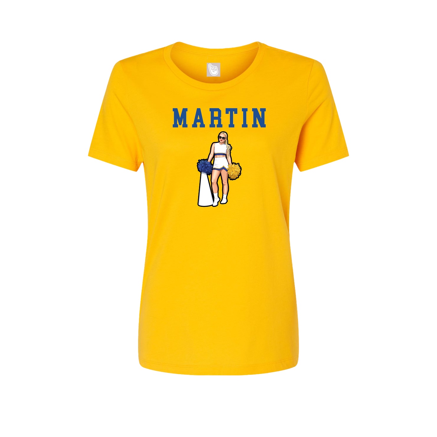 Fitted Women's Tee — Shirsey in Gold