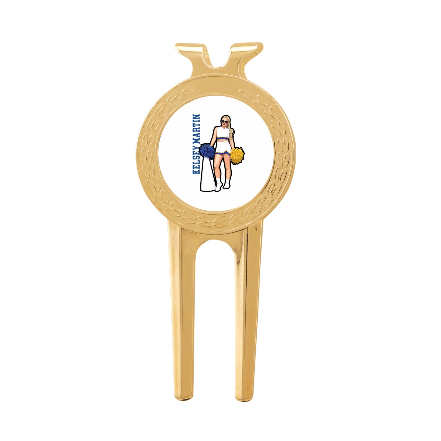 Divot Tool with Ball Marker — Name Vertical in Classic