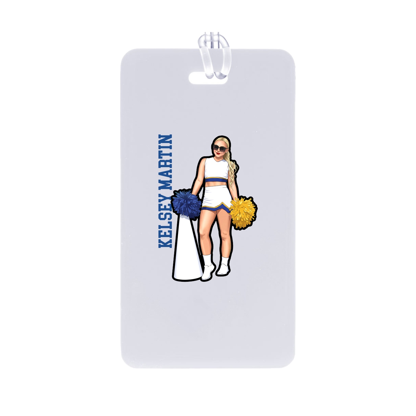 Bag Tag — Name Vertical in Classic
