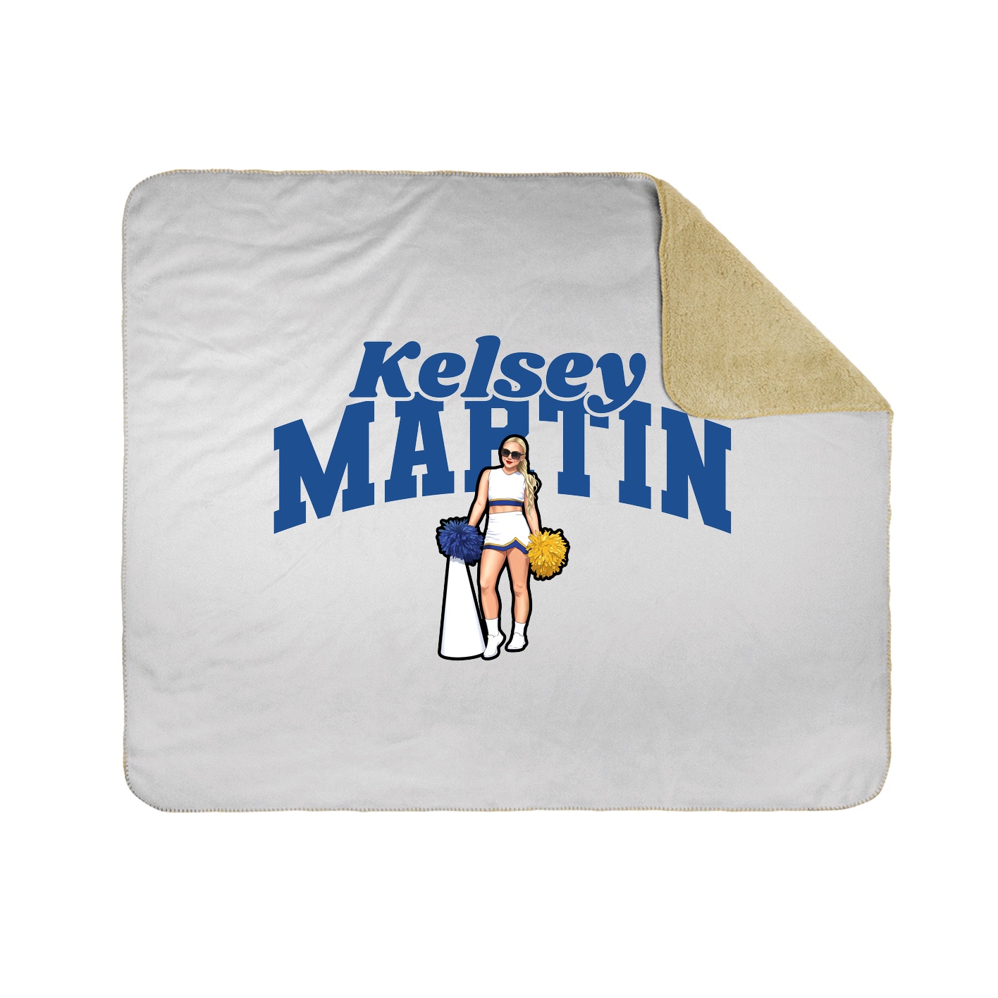 Throw Blanket — Signature Arch in White