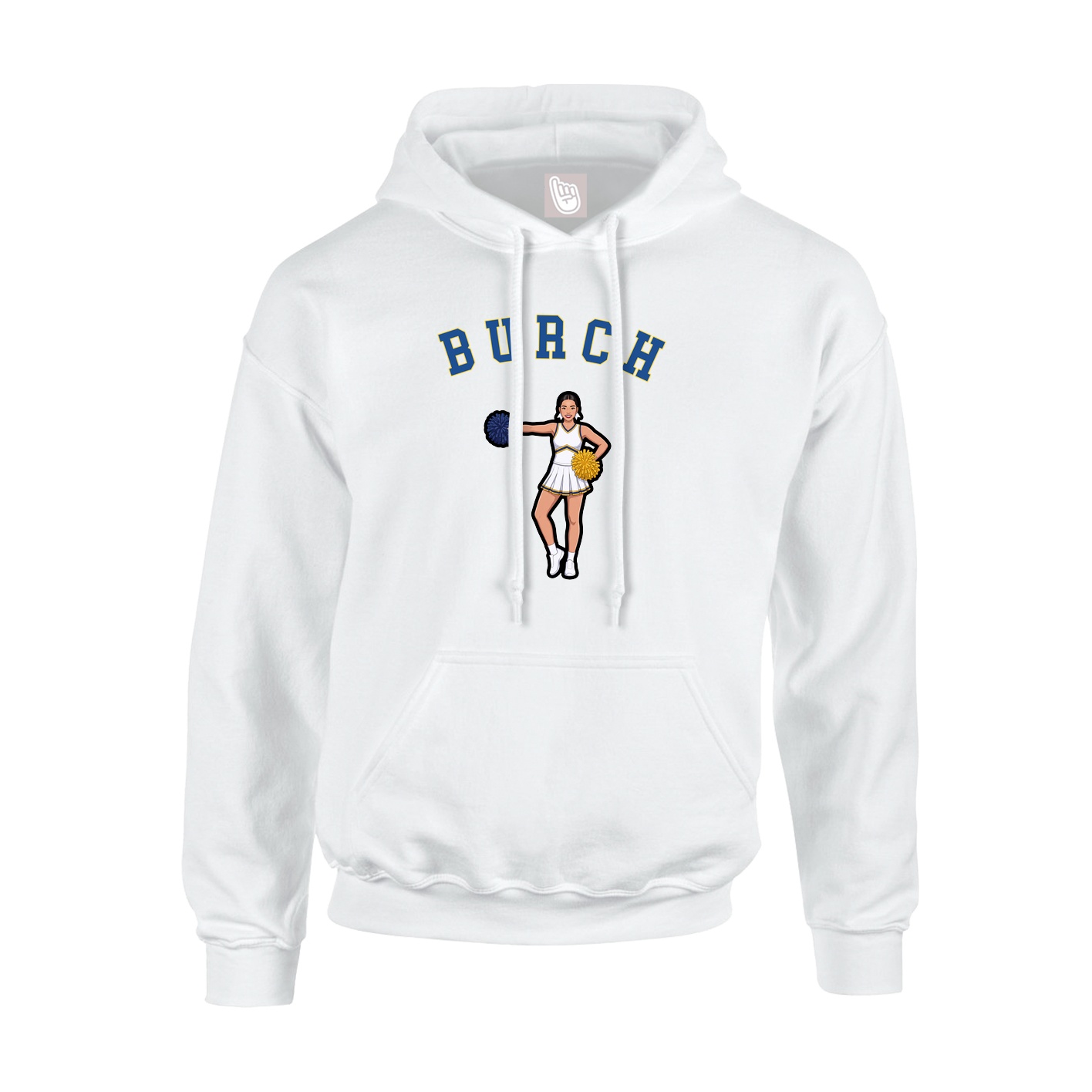 Hoodie — Shirsey Arch in White