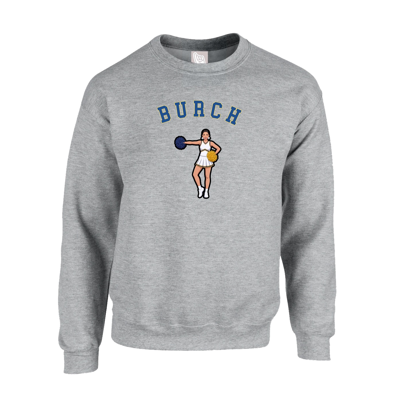 Fleece Crew — Shirsey Arch in Grey