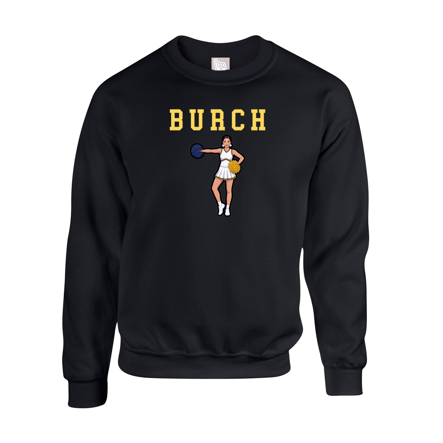 Fleece Crew — Shirsey in Black