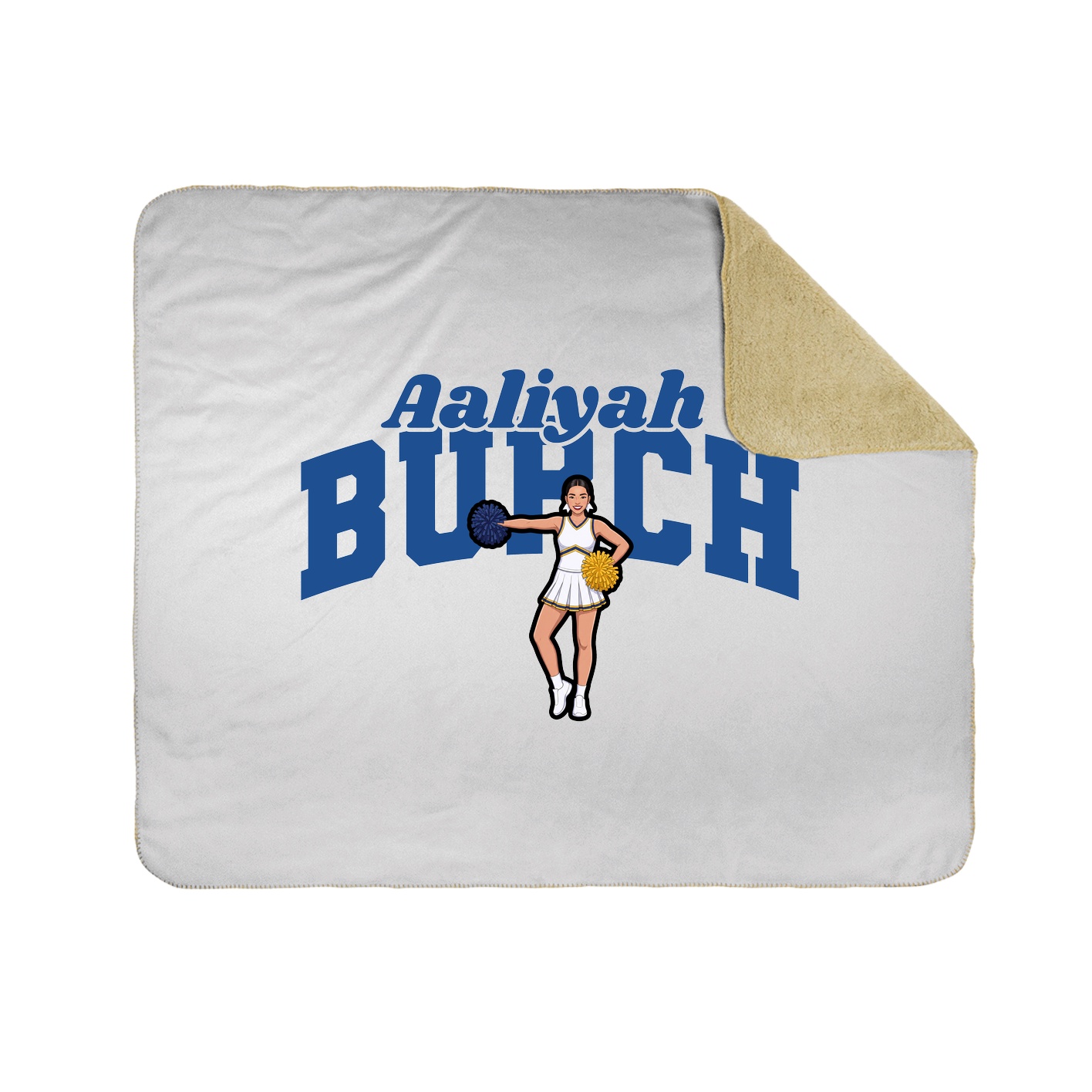 Throw Blanket — Signature Arch in White