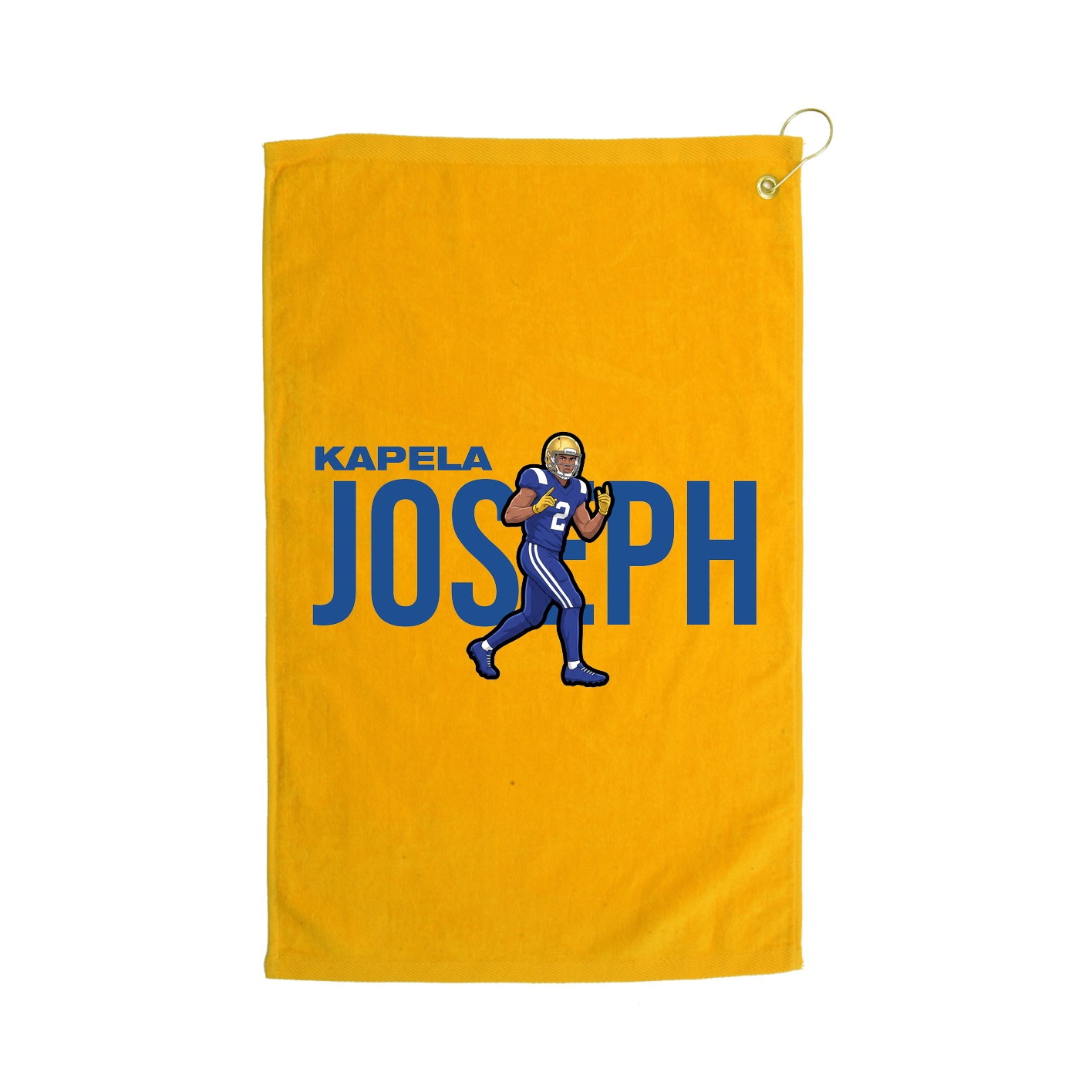 Golf Towel — Player Name in Gold