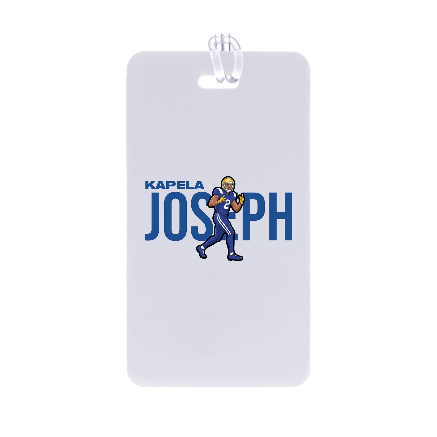 Bag Tag — Player Name in Classic