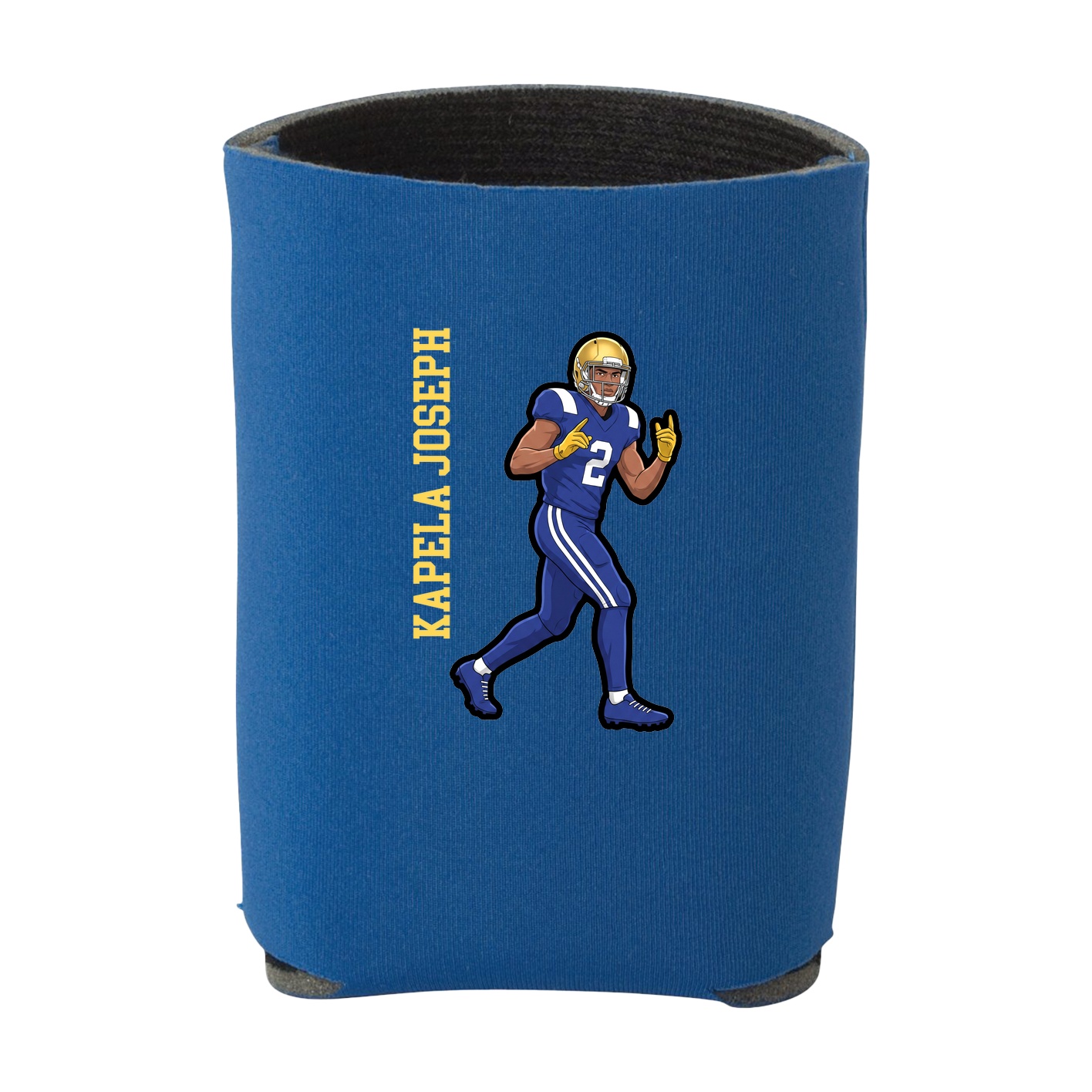 Can Holder — Name Vertical in Royal