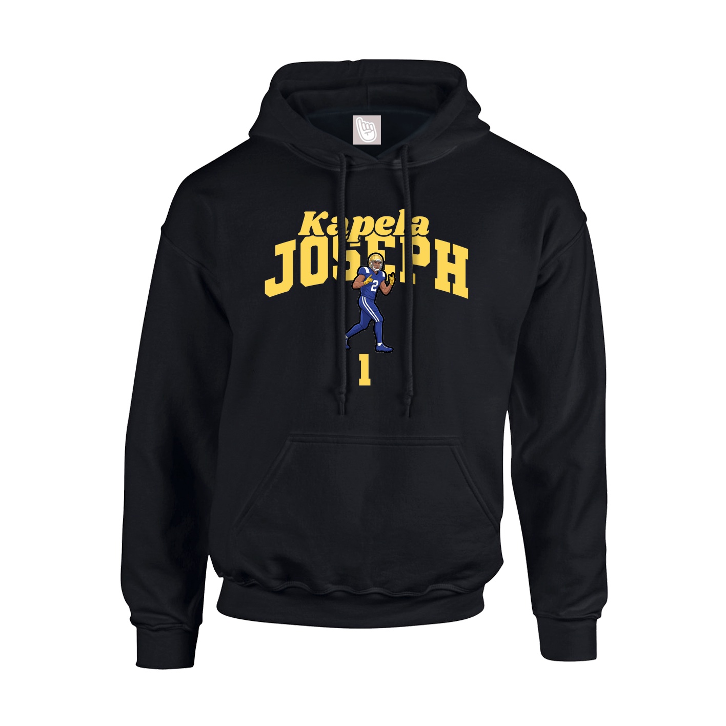 Hoodie — Signature Arch in Black