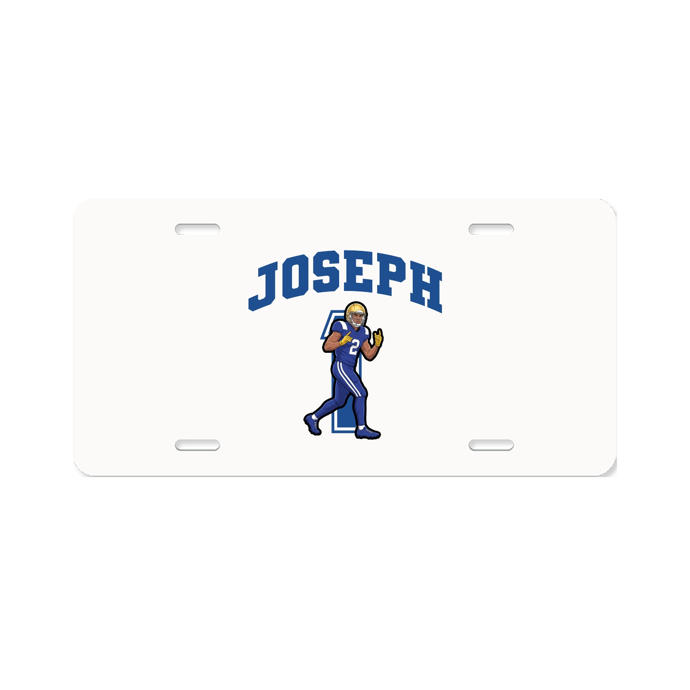 License Plate — Number in Classic