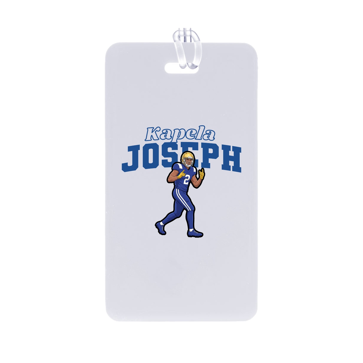 Bag Tag — Name Arch in Classic