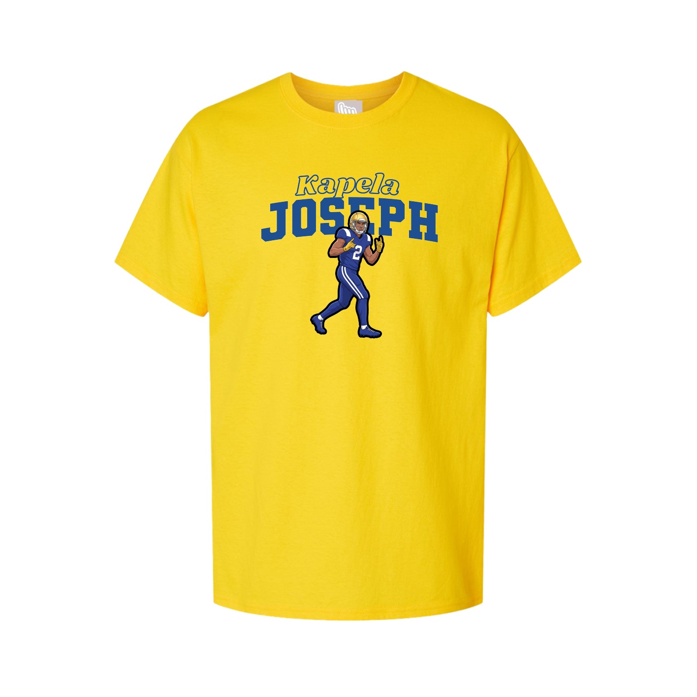 Youth Tee — Name Arch in Gold