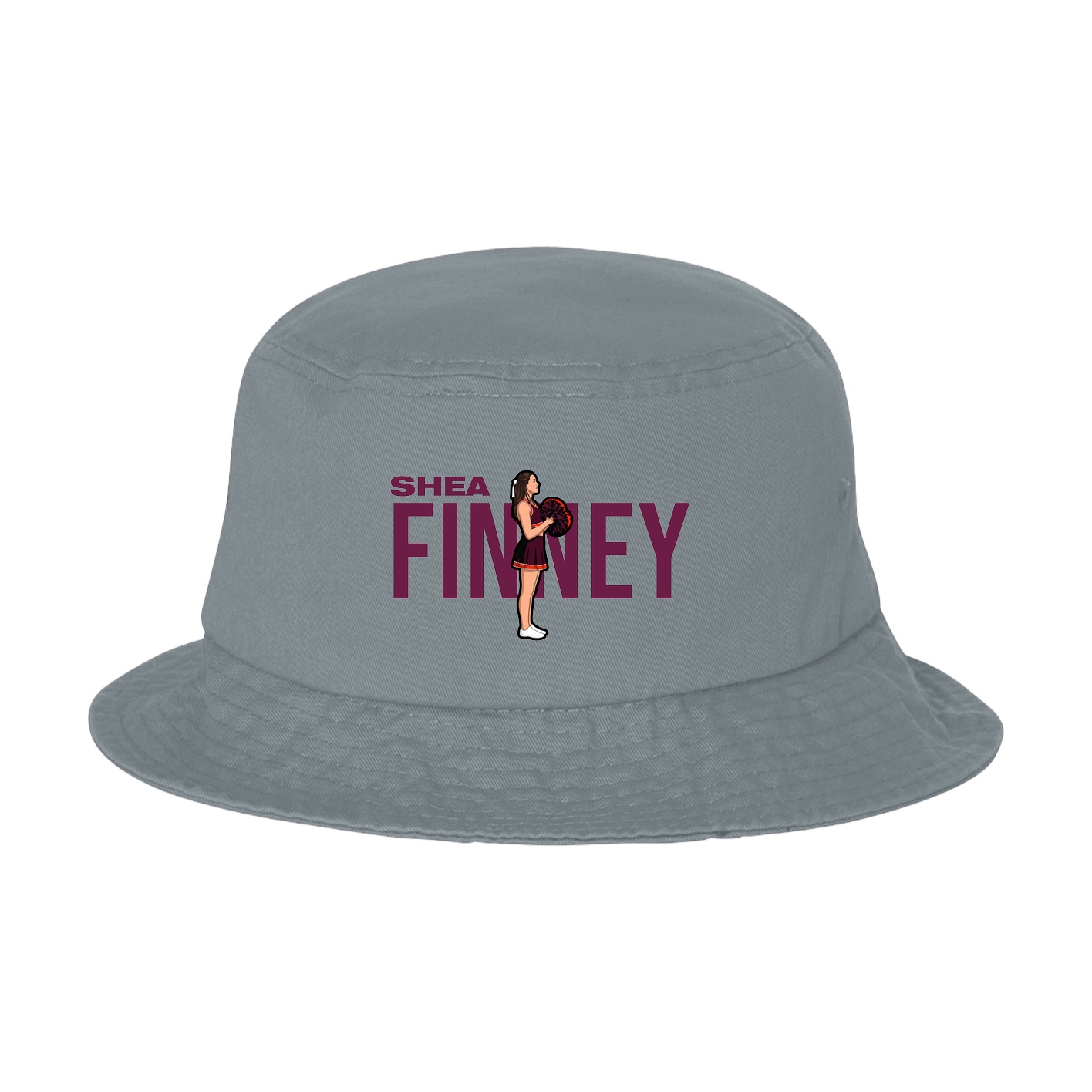 Bucket Cap — Player Name in Grey