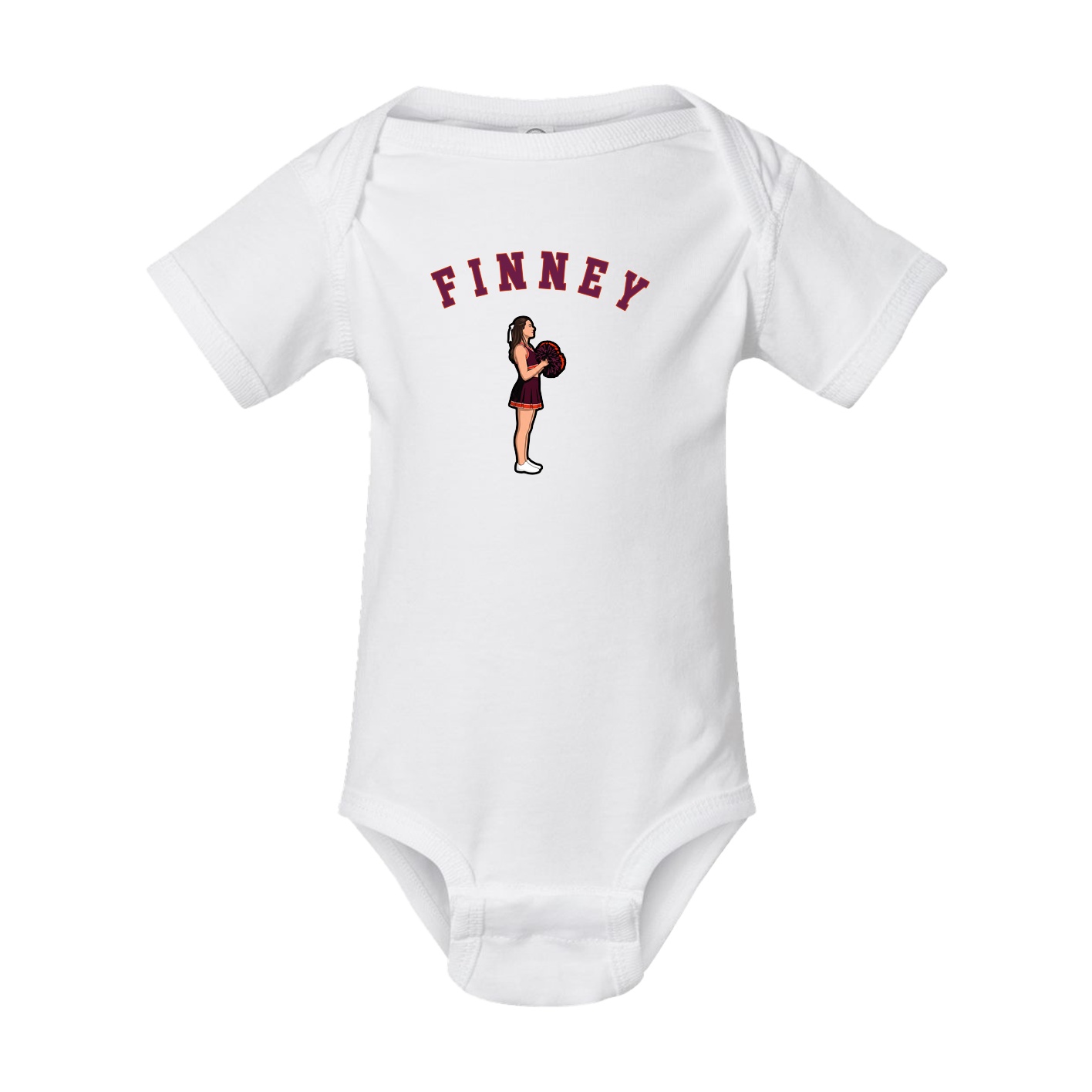 Baby Onesie — Shirsey Arch in White